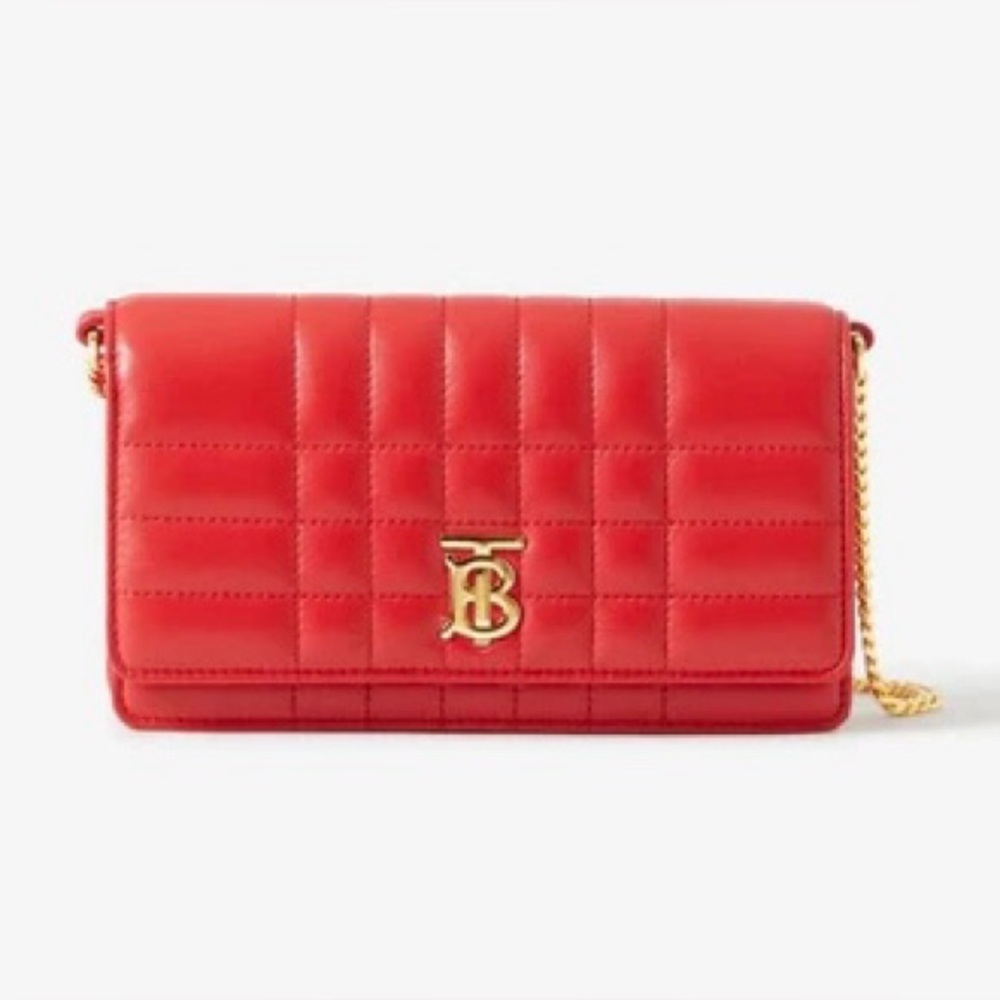 Burberry Lola Quilted Lambskin Crossbody Bag